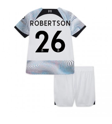 Liverpool Andrew Robertson #26 Bortedraktsett Barn 2022-23 Kortermet (+ Korte bukser)
